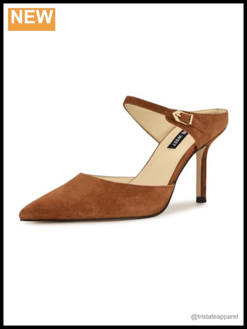 Nine West Danela Dress Pumps Suede Pointy Toe Stiletto Heel